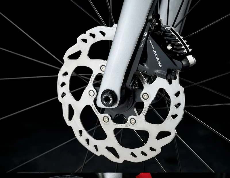 Trek Emonda SL 5 Disc Road Bike in Silver-3